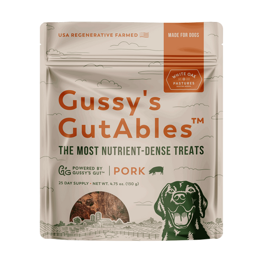 Gussy's GutAbles® Treats (White Oak Pastures Pork)